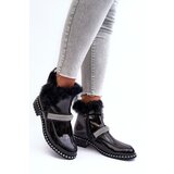 S. BARSKI Women's Flat Heel and Platform Ankle Boots Black Linestta | shoptok.hr