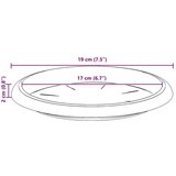  Kružni Pladanj za Cvijeće 6 pcs Crvena cigla Ø 14 x 2 cm | shoptok.hr