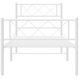  okvir kreveta uzglavlje i podnožje bijeli 100x190 cm | shoptok.hr
