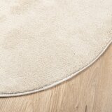  Tepih OVIEDO kratkih vlakana bež Ø 120 cm | shoptok.hr