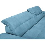 CARRYHOME KOTNA SEDEŽNA GARNITURA, mikrovlakna pastelno modra | Shoptok.si