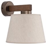  Brilagi - Zidna lampa LATTE 1xE27/15W/230V borovina/bež | Eponuda.com