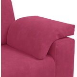  3-dijelni set sofa s jastucima, vinsko crveni baršun | Shoptok.si