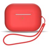 IZMAEL.eu Silikonska torbica za AirPods 1 / Airpods 2 + zapestnica - Rdeča Cene