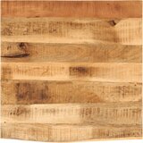 vidaXL Mizna plošča 60x60x2,5 cm naraven rob trden robusten mangov les Cene