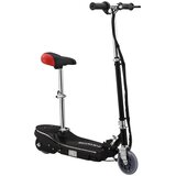  Dječji romobil sa sjedalom i LED svjetlima 120 W crni | shoptok.hr