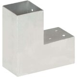 vidaXL spojnici za stupove u l-obliku 4 kom pocinčani metal 81 x 81 mm | shoptok.hr