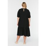 Trendyol Curve Black Printed Woven Dress | ePonuda.com