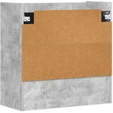  Polica na zidu Zidna montaža Betonska siva 80 x 36 x 80 cm | shoptok.hr
