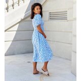 UR/CEO Blue floral dress Edoardo | ePonuda.com