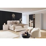 Premium Living Postelja Boxspring Bianco, Bež, 160x200 | Shoptok.si