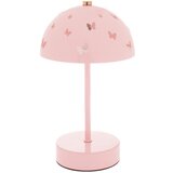 Dakls Rožnata kovinska otroška namizna svetilka Butterfly – | Shoptok.si