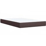  Krevet box spring s madracem tamnosmeđi 120 x 190 cm od tkanine | shoptok.hr