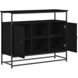  Kreveta Crni hrast 100 x 35 x 80 cm Konstruirano drvo | shoptok.hr