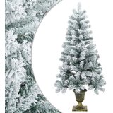  Zasnježeno mini božićno drvce 120 cm PVC Zelena i bijela | shoptok.hr