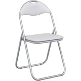  Zložljiva stolica 2 pcs Bela in siva 48 x 43,5 x 81 cm, (5000296798) | Shoptok.si