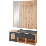 XORA PREDSOBA črna, hrast artisan | Shoptok.si
