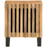  Noćni ormarić 40 x 34 x 46 cm od masivnog grubog drva manga | shoptok.hr