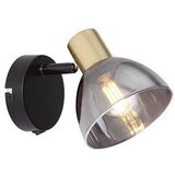 Lampa zidna E14 25W metal + staklo crna 230V JAY Cijene