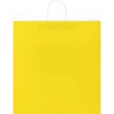  Papirnate vrećice 250 kom s ručkama žute 45x17x48 cm | Eponuda.com