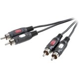 SpeaKa Professional SP-7870624 cinch avdio priključni kabel [2x moški cinch konektor - 2x moški cinch konektor] 10.00 m črna, (20431410) Cene