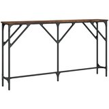  Konzolni stol boja hrasta 140x23x75 cm od konstruiranog drva | shoptok.hr