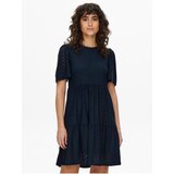 JDY Dark blue perforated short dress Carla - Ladies Cene