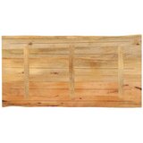 Stolna ploča 110x60x3,8cm od masivnog drva manga sa živim rubom | shoptok.hr