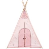 Kikka Boo House drveni šator sa prostirkom Pink, 0m+ | ePonuda.com