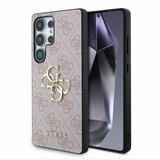 Guess PU 4G Metal Logo Zadní Kryt pro Samsung Galaxy S25 Ultra Pink Ovitek za telefon Vijolična | Shoptok.si