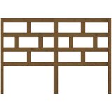  Posteljno vzglavje medeno rjavo 156x4x100 cm trdna borovina, (20644558) | Shoptok.si