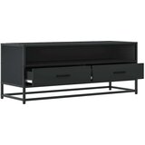 vidaXL TV omarica črna 100x34,5x40 cm inženirski les in kovina | Shoptok.si