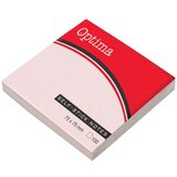 Optima Blok samolepilnih lističev, 75 x 75, 100 listov, pastelno roza Cene