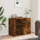  Zidni ormarić dimljena boja hrasta 75x35x60cm konstruirano drvo | shoptok.hr