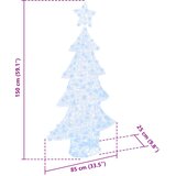 Božićno drvce s 160 LED svjetlima Hladna bijela 150 cm Akril | Eponuda.com