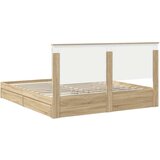  Krevet s od storage Sonoma hrast 180 x 200 cm Konstruirano drvo | shoptok.hr