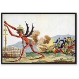  Slika - Jacques-Louis David – Caricature of the English Government 120x80 U crnom drvenom okviru | shoptok.hr