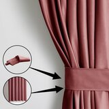 AmeliaHome Curtain VELVET color pink style classic silver eyelets velvet 140x245 | shoptok.hr