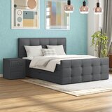 Modern Living Postelja Boxspring Josie-C, Temno Siva, 180x200 | Shoptok.si