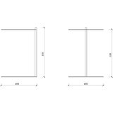 noo.ma Željezni okrugao pomoćni stol 41x40 cm Ande – | shoptok.hr