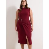 Trendyol Ženska haljina Tbbss25Ah00248, Bordo | Eponuda.com