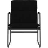  Ležaljka crna 55 x 64 x 80 cm od tkanine | shoptok.hr