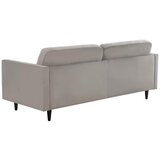 P & B 3-sedežna Zofa Janina Sivi Velvet 211x88 Cm | Shoptok.si