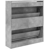 Ormarić za cipele boja betona 80x21x87,5 cm konstruirano drvo | shoptok.hr