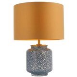  Endon 93067 - Stona lampa ZINNIA 1xE27/10W/230V plava/zlatna | Eponuda.com