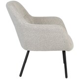 White Label Bel fotelj iz tkanine bouclé Dude – | Shoptok.si