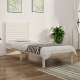  Okvir za krevet bijeli od masivnog drva 90 x 190 cm mali | shoptok.hr