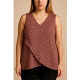 Fenzy Bluza Bez Rukava Veće Veličine, Ljubičasta | shoptok.hr