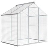  Zunanja ptičja kletka aluminij 178x122x194 cm | Shoptok.si