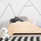 Adeko Otroška postelja iz borovega lesa BOX 9, 90 x 200 cm | Shoptok.si